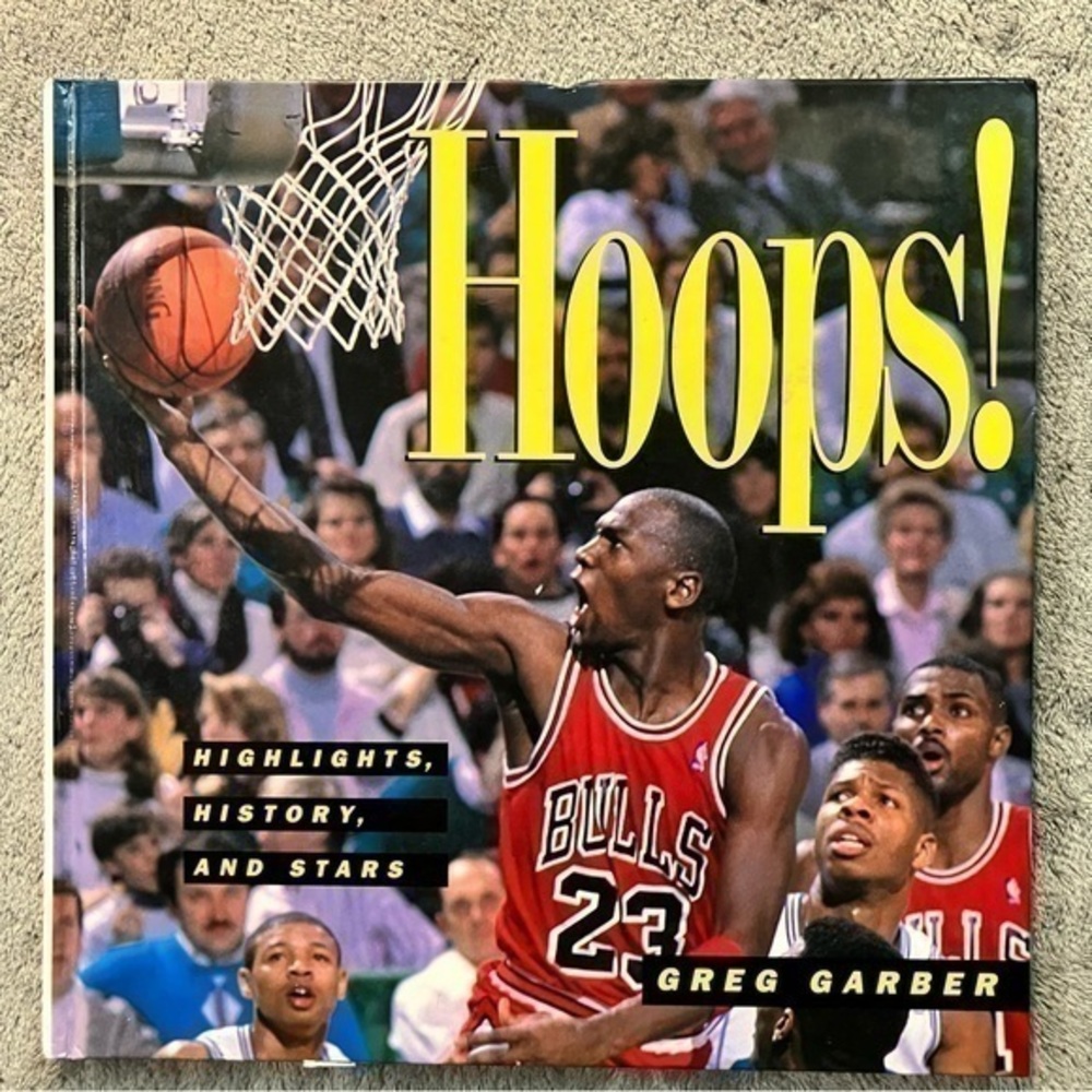 NBA HOOPS Coffee Table Book 1994 Covers Various NBA Superstars